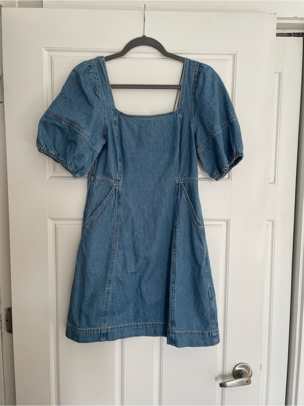 Madewell Denim Puff-Sleeve Dress 4